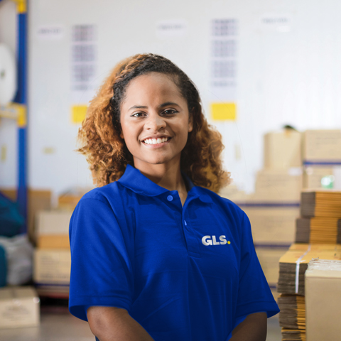 Female warehouse worker